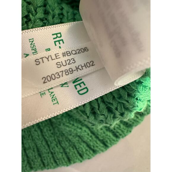 J.Crew High-Neck Kelly Green Textured Pointelle Sweater Tank Small - Picture 6 of 6